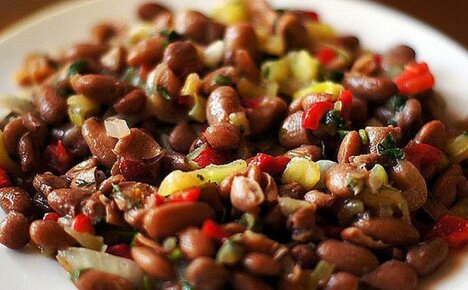 Klasický recept na červené fazole lobio pro zdravou výživu