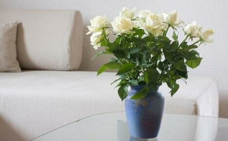 What can be done to make the roses in the vase last longer?