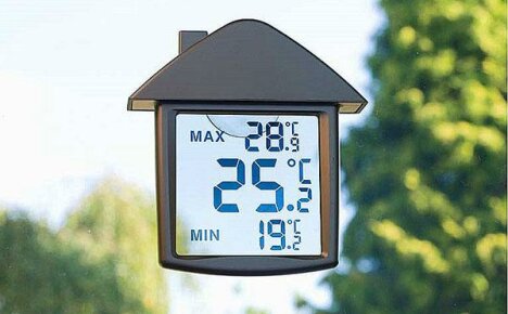 Digitales Thermometer mit klarem LCD-Display Made in China