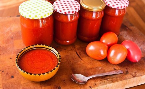 De bästa recepten för tomatsås för vintern för en klok hemmafru