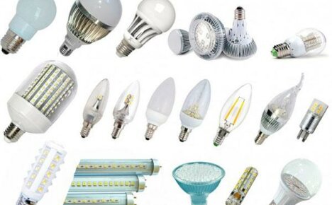 Types of lamps for artificial illumination of plants