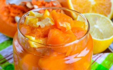 Das köstlichste Herbstgemüse - Kürbis, Marmelade mit Zitrone und Orange