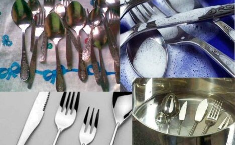 How to wash spoons and forks to make them shine - available tools will help you