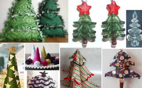 DIY schönes Geschenk Weihnachtsbaum aus Stoff