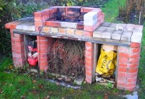 barbecue in muratura