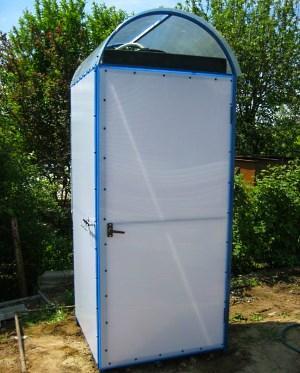 cabine de banho em policarbonato