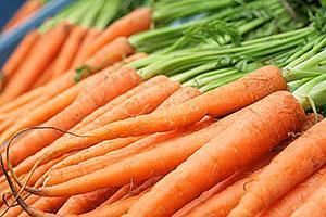 Saftige vitaminfylte gulrøtter