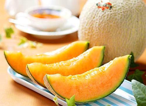 Aromatische süße Melone
