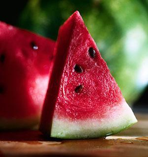 Kleine Mengen Wassermelone sind gesund