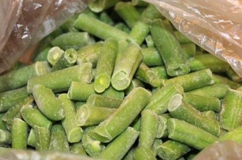 Freezing asparagus beans at home