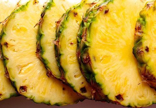 Ananas, dit is een samengestelde vrucht van samen geteelde bessen