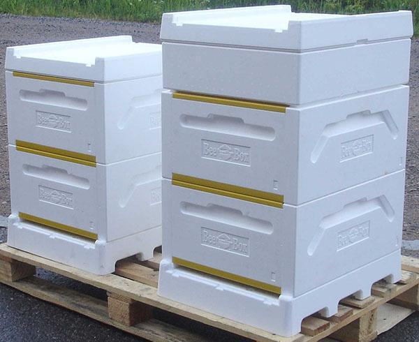 Styropor Bienenstöcke