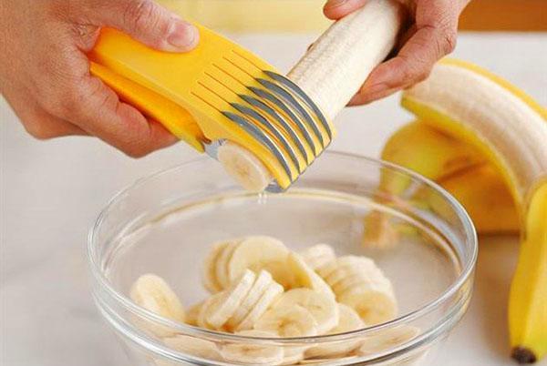 cortar un plátano
