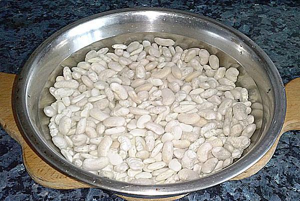 pre-soak beans in water
