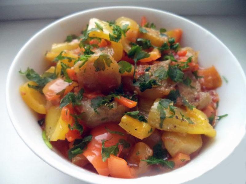 sebzeli patlıcan sote tarifi