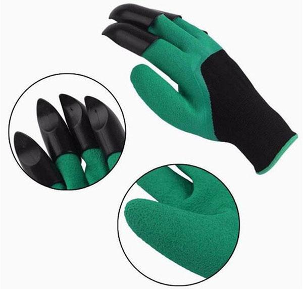 градински ръкавици с нокти