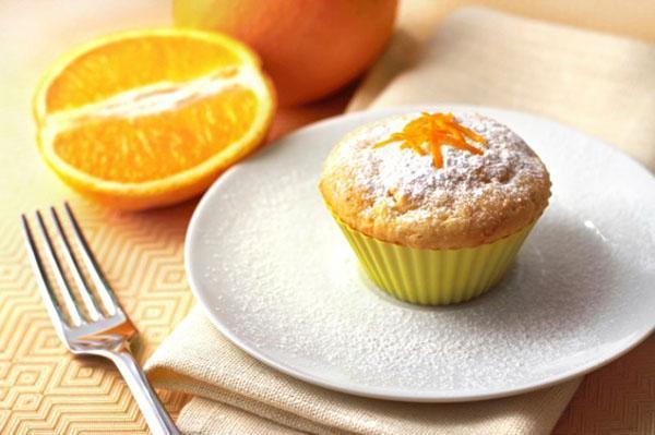 fragrante muffin all'arancia