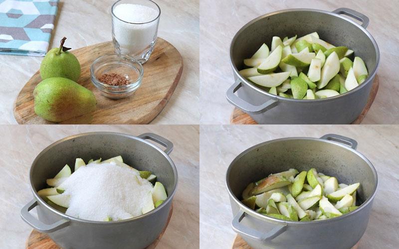 valmista päärynät ruoanlaittoon
