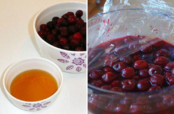 prepare cherries