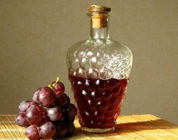 vinagre de uva caseiro
