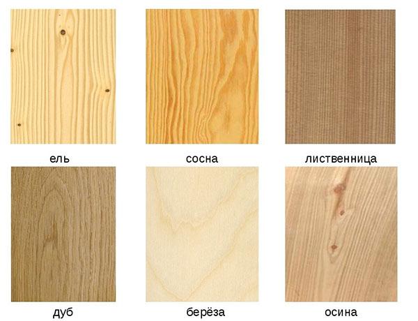Holzarten für Pforten