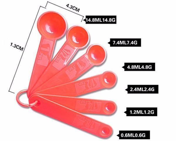 set of measuring spoons