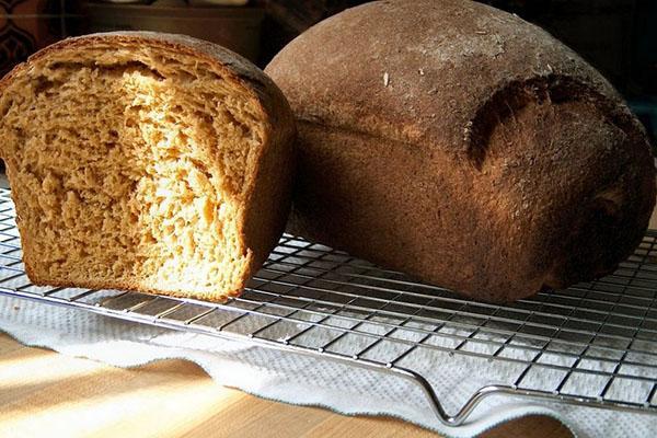 healthy and tasty rye-wheat bread