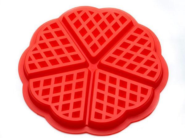 waffle'lar için silikon kalıp