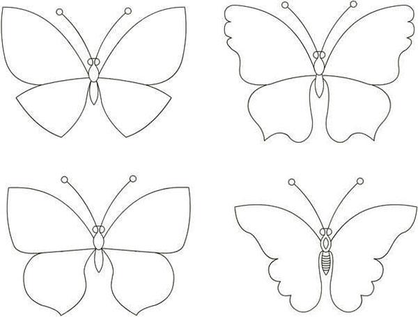 mga pattern ng butterfly para sa mga chandelier