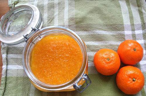 utsökt aromatisk mandarinsylt