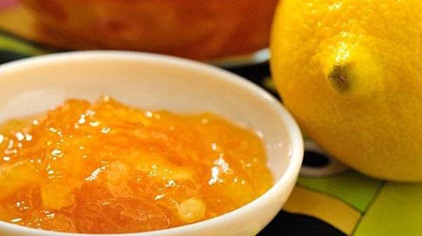 citronový džem s kůrou