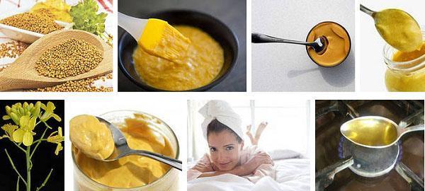 diverse ricette per maschere per capelli alla senape