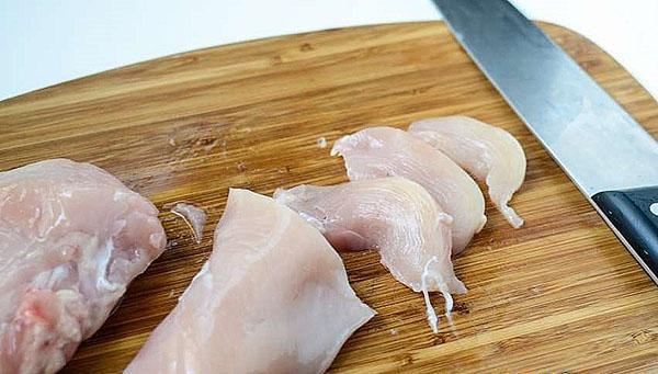 cortar frango