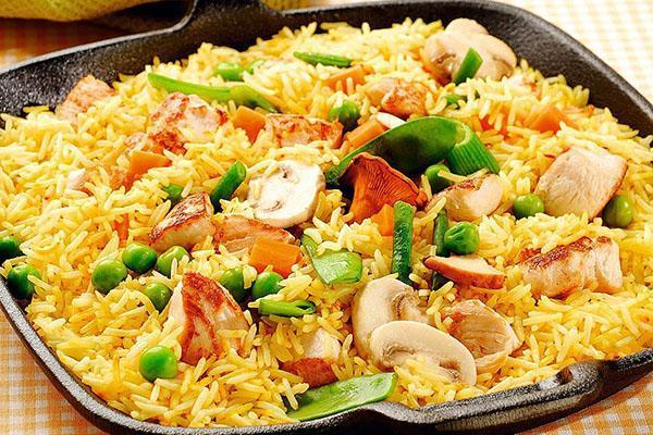 pilaf with mushrooms
