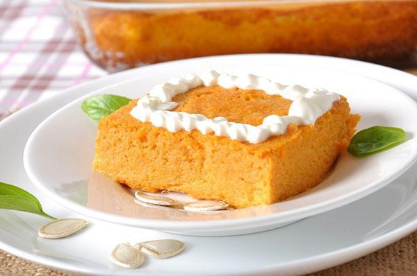 pumpkin and cottage cheese casserole
