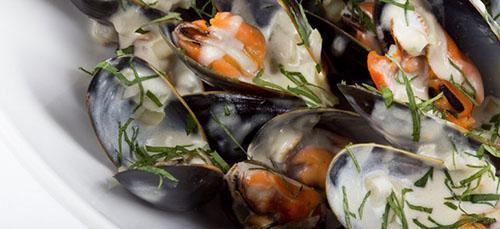 baked mussels