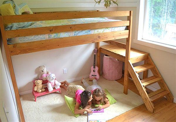 Betten für Kinder mit eigenen Händen