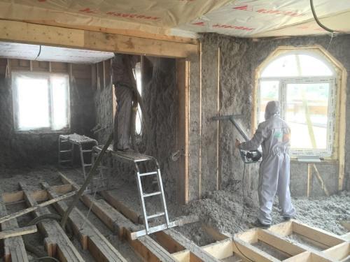 insulation with ecowool