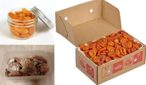 container voor gedroogde abrikozen