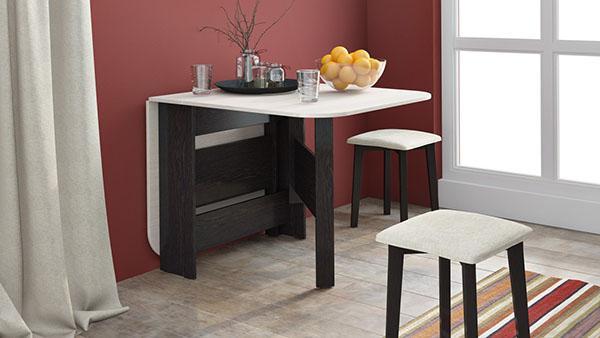 compact table in a small kitchen