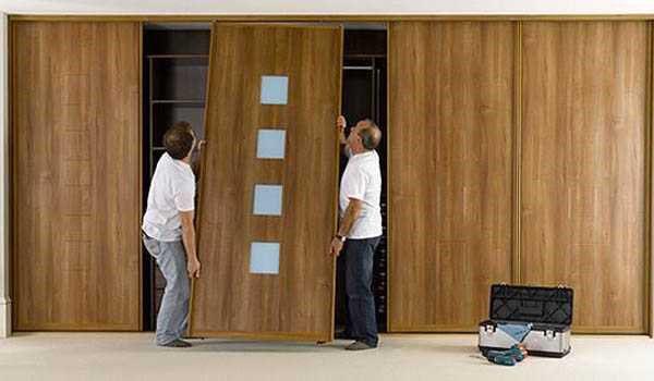 DIY wardrobe doors