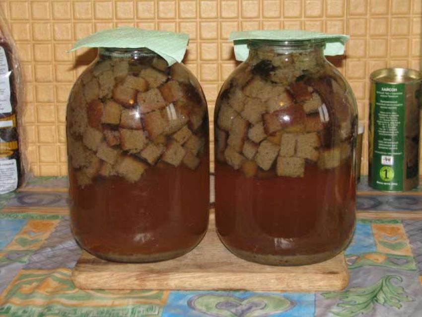 how to make kvass from crackers