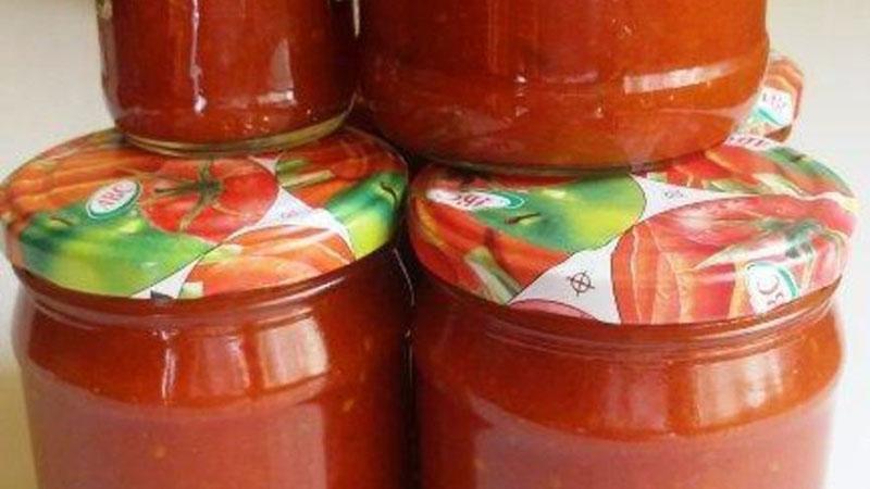 pomidorų padažas be acto su garstyčiomis
