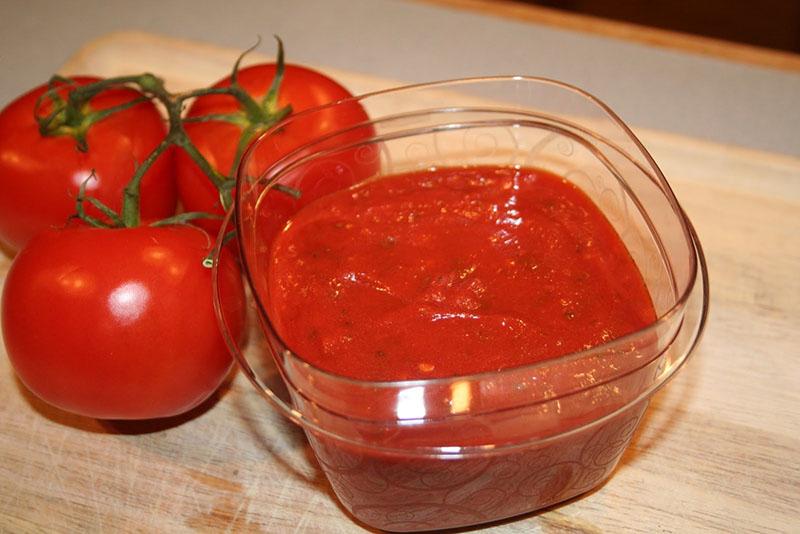 sauce tomate sans vinaigre
