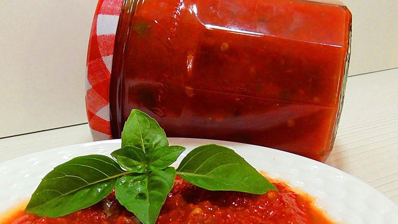 recepti za umak od rajčice za zimu