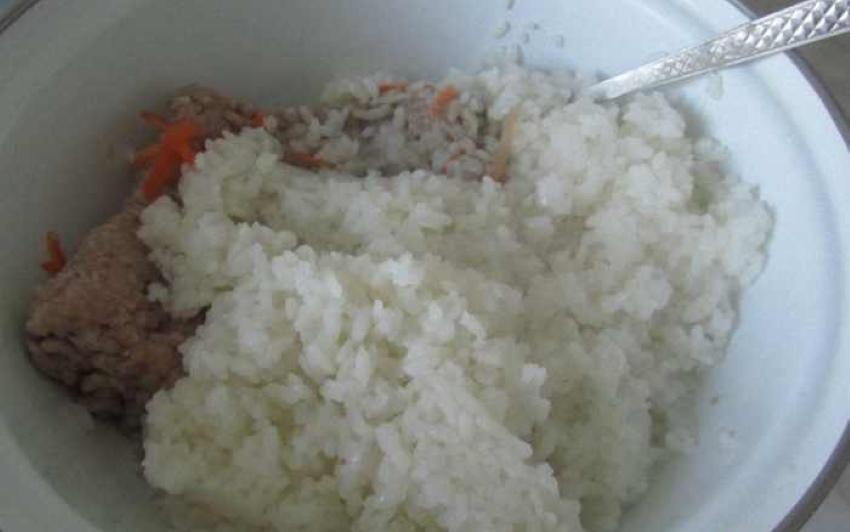 ryža na plnenú kapustu