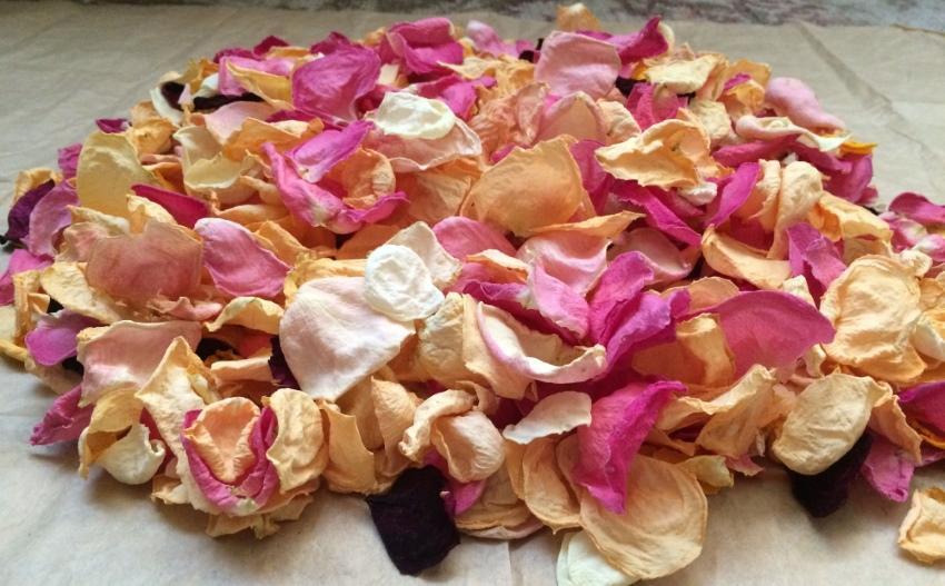 Was kann aus Rosenblättern gemacht werden