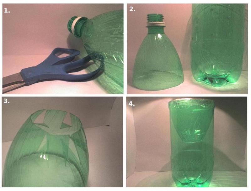 Hechos a mano - Trampa para ratones con botella de plástico 