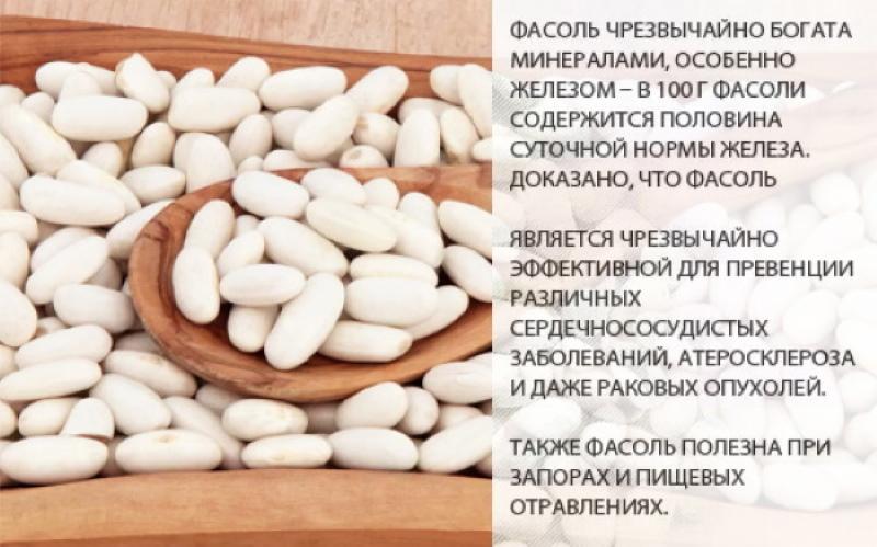 prospěšné vlastnosti bílých fazolí