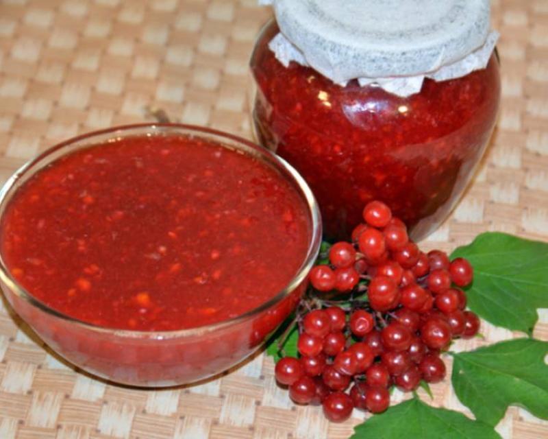 Viburnum Marmelade für den Winter